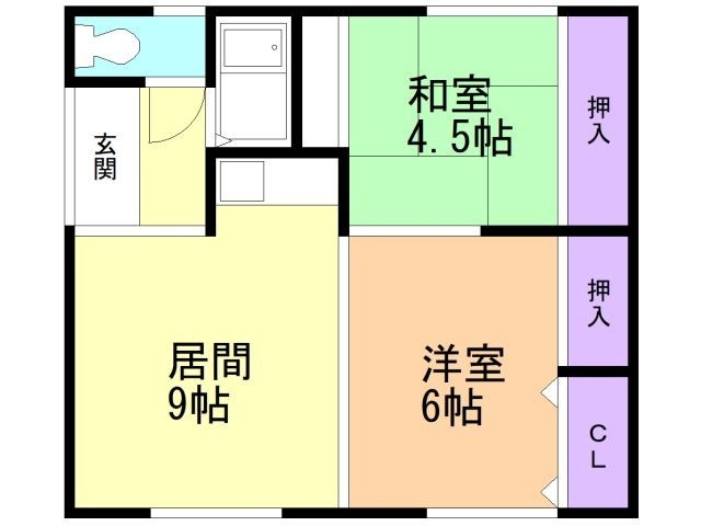 エヌエスハイツの間取り
