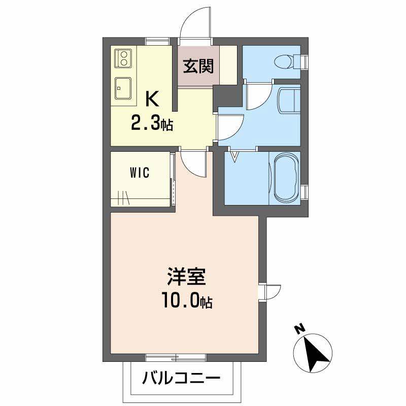 タートルテイルの間取り