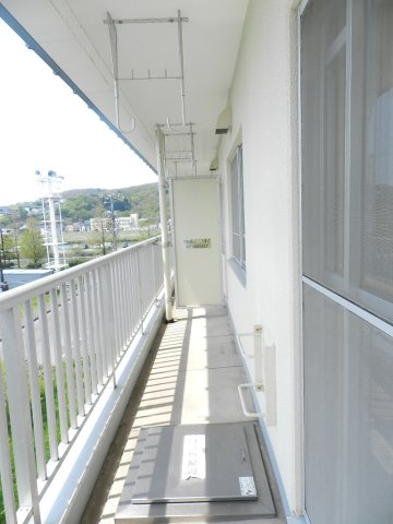 港北ハイツ１のバルコニー