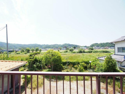 【展望】 | 中古戸建 上浜町 | バルコニーからの眺めです。遮るものがないので視界が開けます。