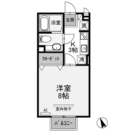 【間取り】 | ナカイパレス　B | ナカイパレス　B