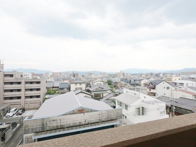 駅近＆築浅７階建マンション５階◆収納豊富な３ＬＤＫ◆のパデシオン京都七条ミッドパークの展望|バルコニーからの眺望