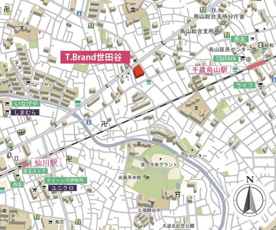 【地図】 | T.brand世田谷-ティーブランド世田谷-