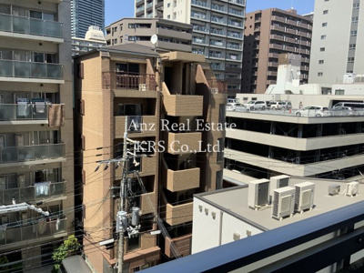 【展望】 | ジアコスモ江戸堀パークフロント | ベランダからの眺め、お空が見えます♪