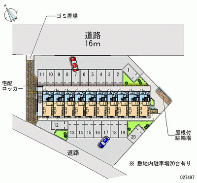 【区画図】 | レオパレス檜木並