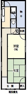 【間取り】 | 原貸家