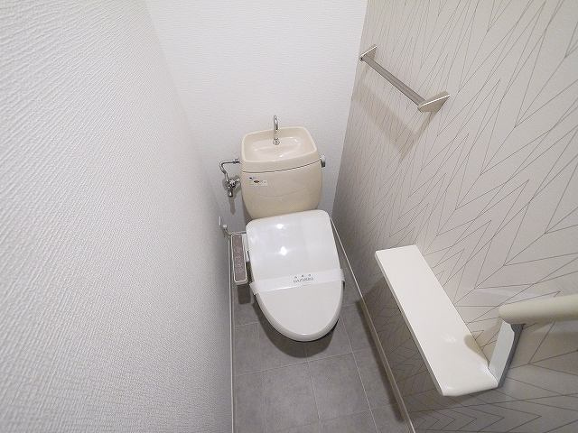 エクセルハイツ　Ａ棟のトイレ|シンプルで使いやすいトイレです