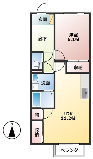 セディアス1の間取り|図面と現況に相違ある場合には、現況優先とします