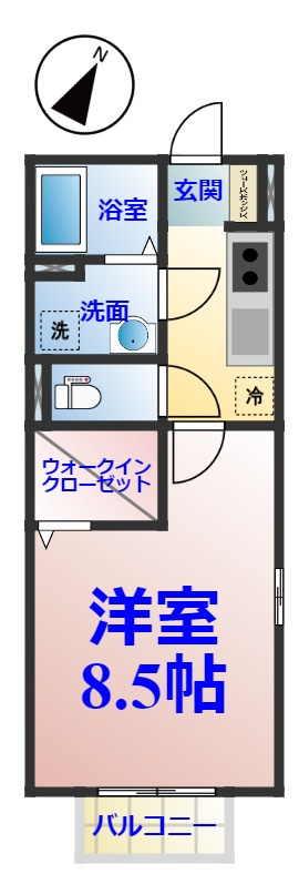 FELICE・青葉の杜Aの間取り|ひと味違う？不動産屋のイメージを変えたい！『いい部屋ネット千葉蘇我店』へ是非お越しください♪