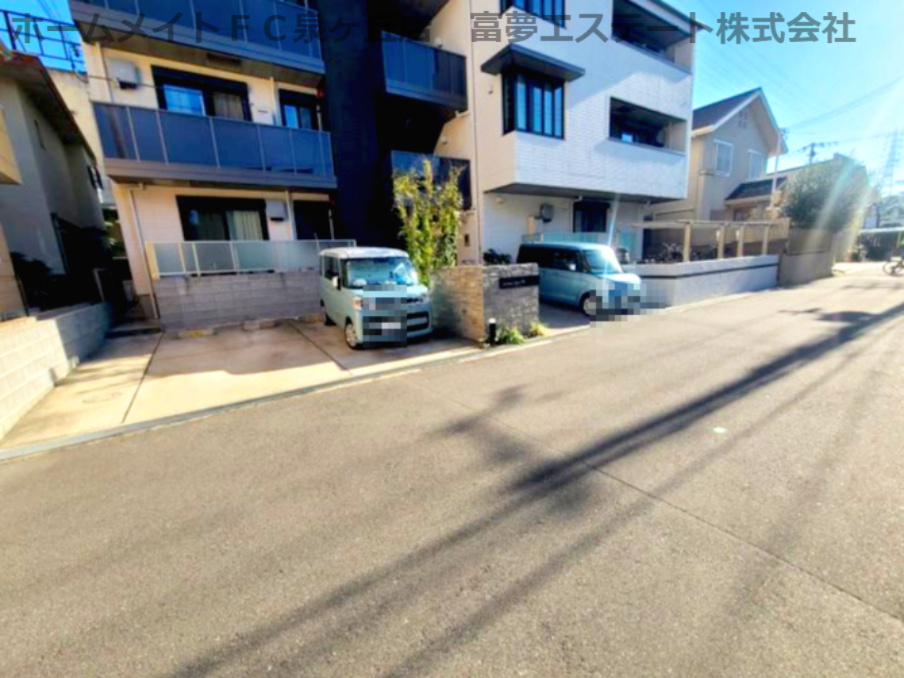ShaMaison geo 白鷺の駐車場