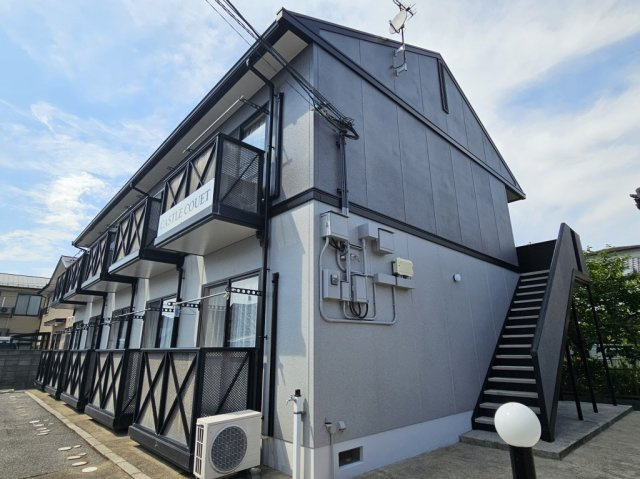 CASTLE COURTの外観|全室日当たりの良いアパートです。