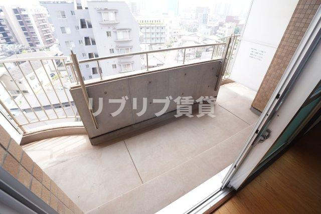 ルーラル十五番館のバルコニー