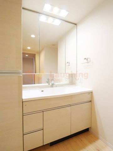 久留米市六ツ門町の賃貸マンションの独立洗面台|独立洗面化粧台が付いています