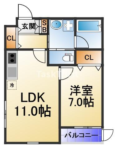 【間取り】 | ストライプ桜ノ宮