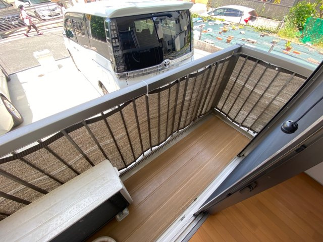 坂本マンションのバルコニー