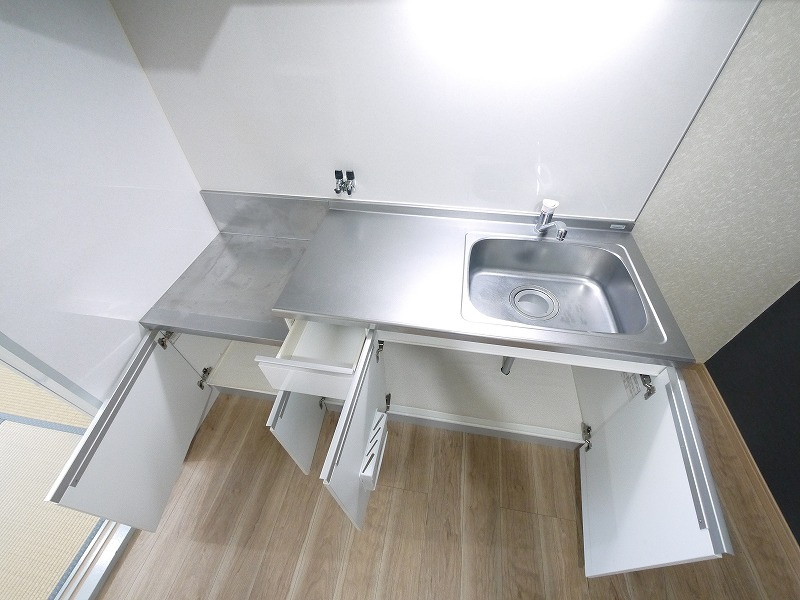 エステートピアドミールのキッチン|きれいなキッチンです