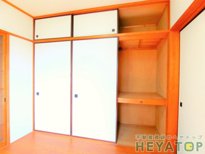 【収納】 | コーポ服部 | 洋室４.５帖の押入（同仕様写真）