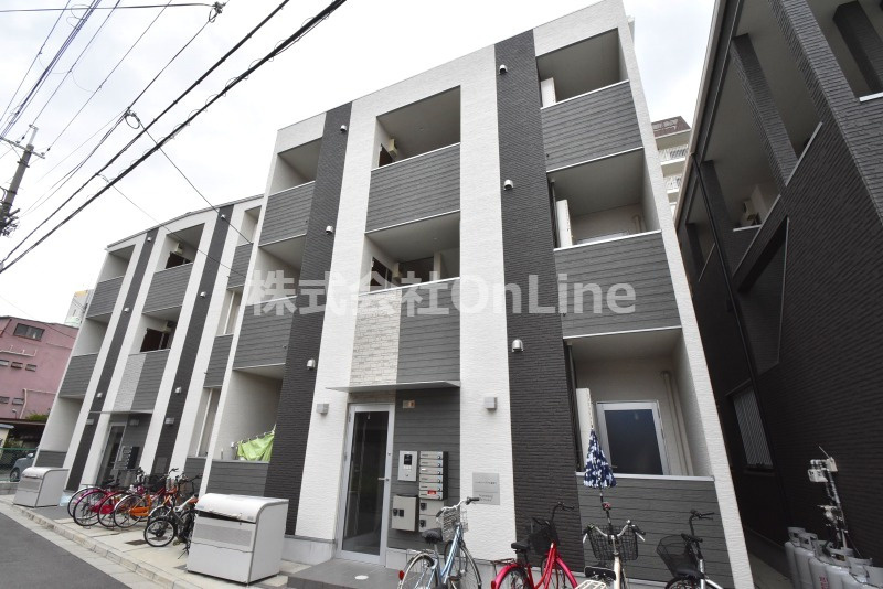 東大阪市荒川２丁目のアパートの外観