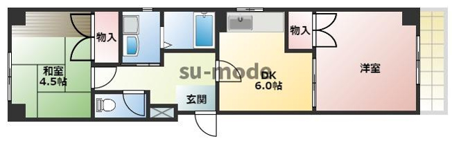【間取り】 | 伸栄ハイツ