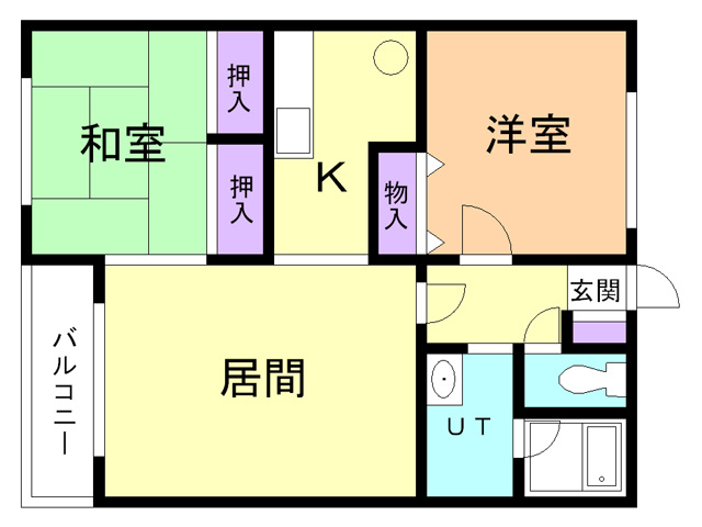 チェリーハイツＡＹＡの間取り