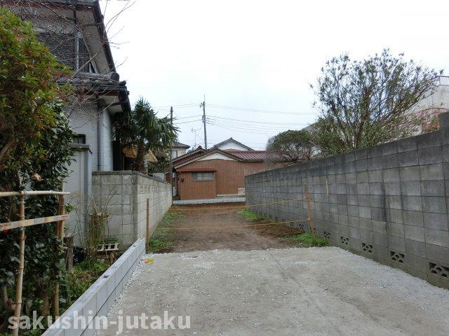 作新台３丁目　売地の外観|作新台３丁目　売地　建築条件なし　約64.7坪の宅地　更地