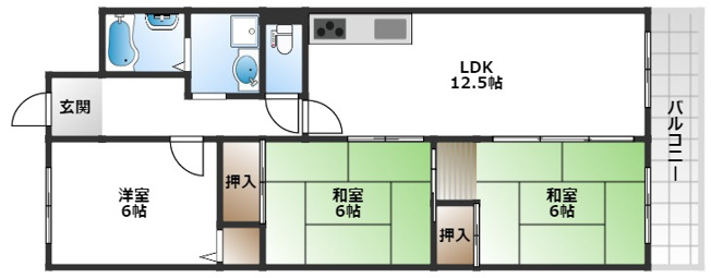 【間取り】 | 森マンション