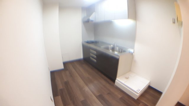 千代田区外神田４丁目の賃貸マンションのキッチン|床ホワイト系に変更