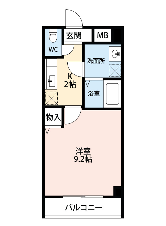 双樹マンション　　刈谷市近郊の賃貸はクラスホーム刈谷店の間取り