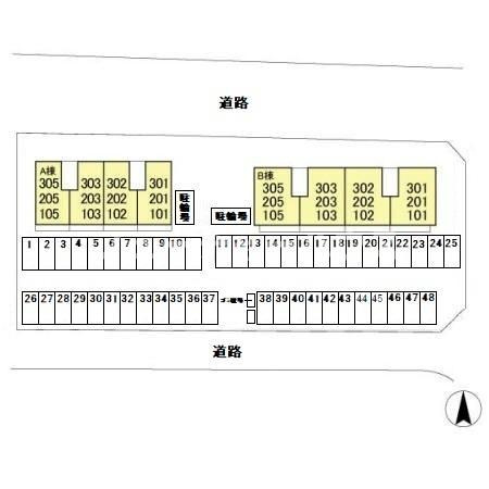 メルシー　Ａの区画図
