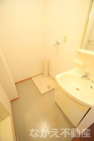 【洗面所】 | スペースが確保できる洗面所です