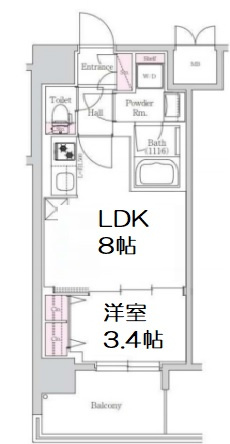 【間取り】 | アーバネックス西天満
