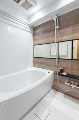 【浴室】 | サンハイツ両国　　　　　　　　　　　　　　　　　　　　　　　　　　　　　　　 | 落ち着いた空間のお風呂です