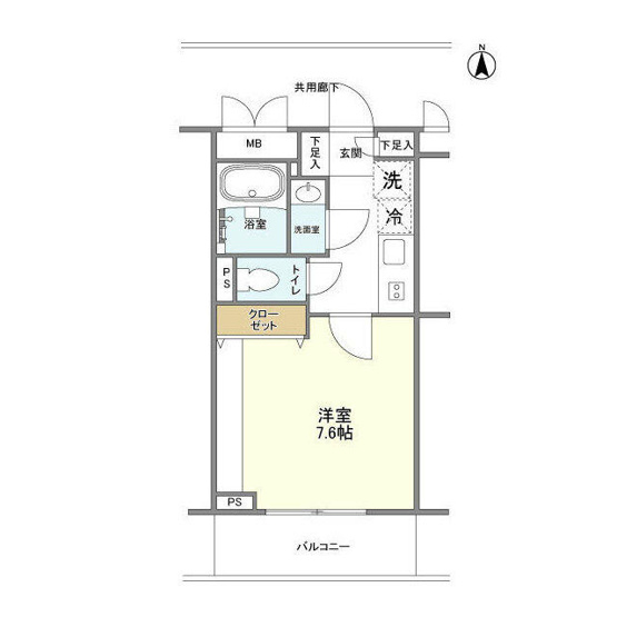 【間取り】 | ラティエラ横濱六角橋