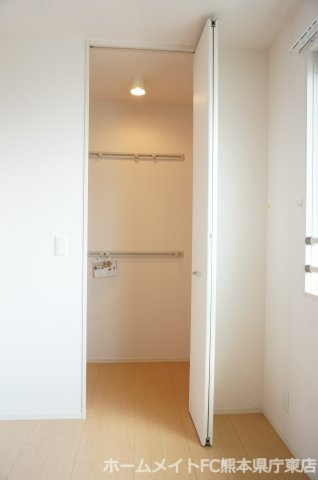 熊本市東区小峯２丁目のアパートの収納