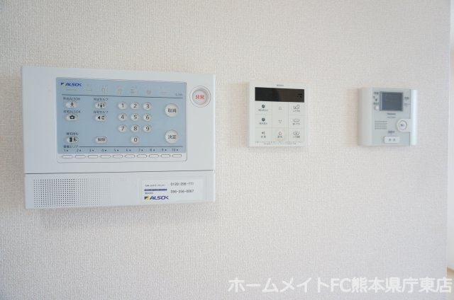 熊本市東区小峯２丁目のアパートのセキュリティ