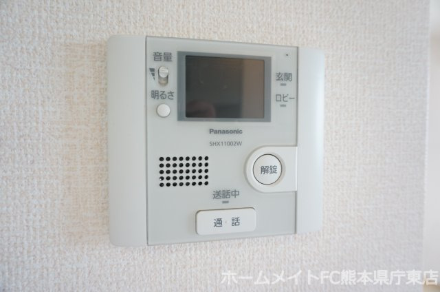 熊本市東区小峯２丁目のアパートのセキュリティ