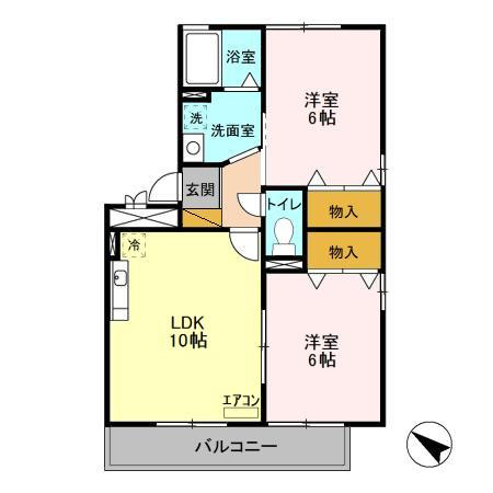 【間取り】 | IS・若葉A