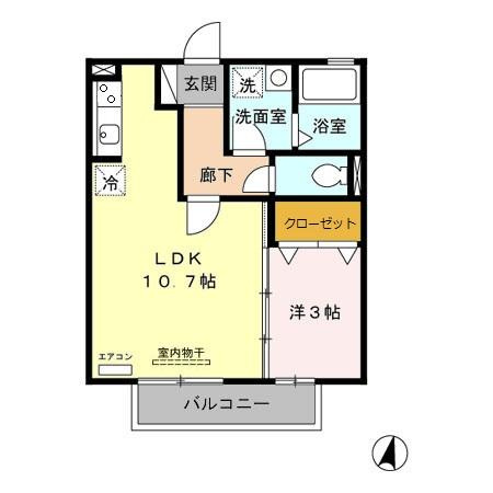 コンフォートⅠの間取り
