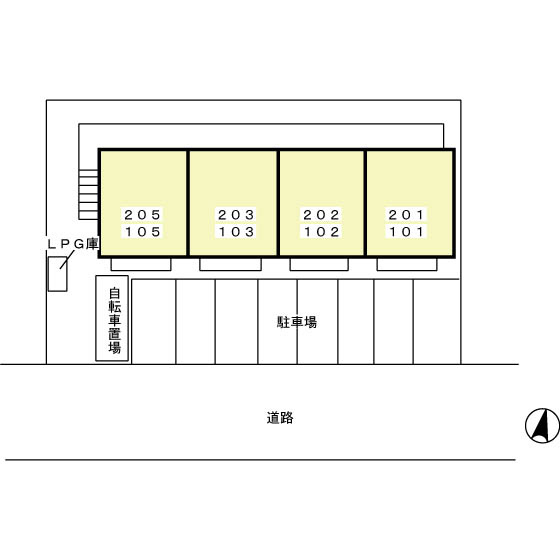 コンフォートⅠの区画図