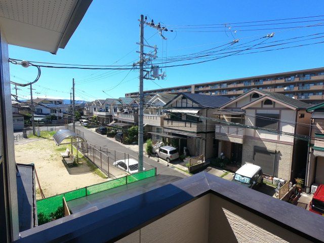 徒歩圏内に２沿線利用可能◎収納スペース充実４ＬＤＫ◎駐車２台可能◎宇治市宇治蔭山の展望|バルコニーからの眺望