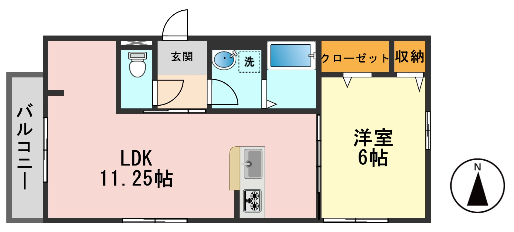 ハイクレア篠崎の間取り