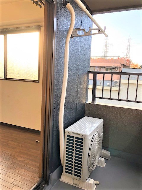 喜志マンションのバルコニー