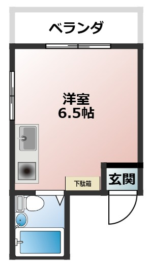 喜志マンションの間取り