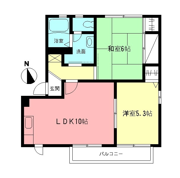 ヴェルドミール壱番館の間取り