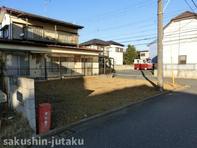東習志野６丁目　売地の外観|東習志野６丁目　売地　東南角地　更地　建築条件なし　約30.7坪　整形地