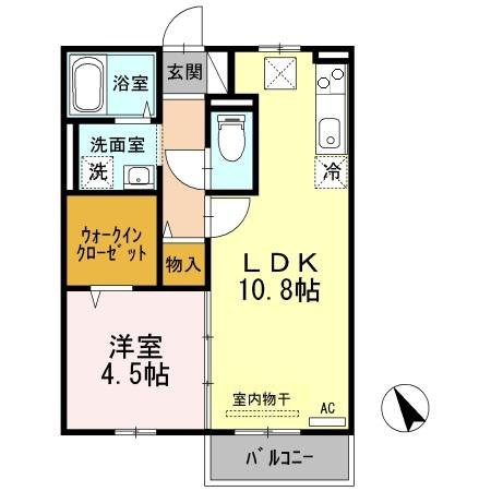 オーシャンヴューＢ棟の間取り
