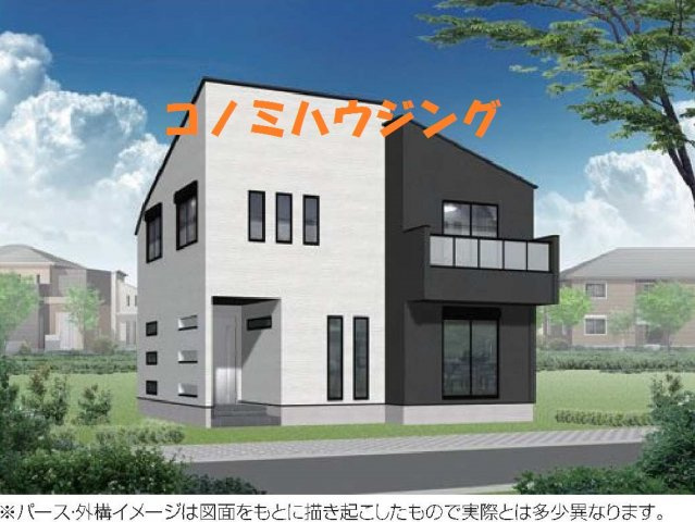 【横浜市保土ケ谷区仏向町767-2新築戸建て】（坂本小学校・保土ヶ谷中学校）の外観パース