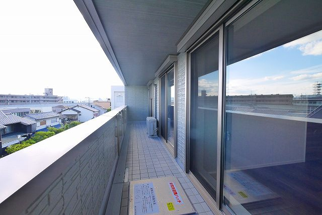 シャーメゾン　ネクサスの展望|日当たりも良好ですよ。