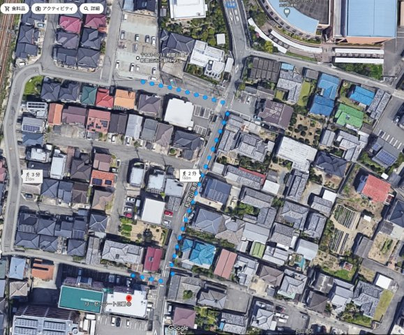 和歌山市三葛の駐車場