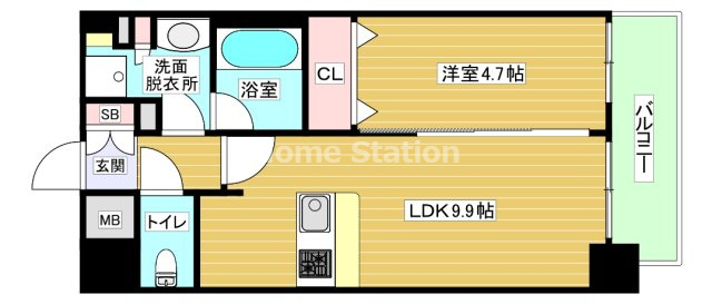 【間取り】 | プレサンス大阪福島シエル